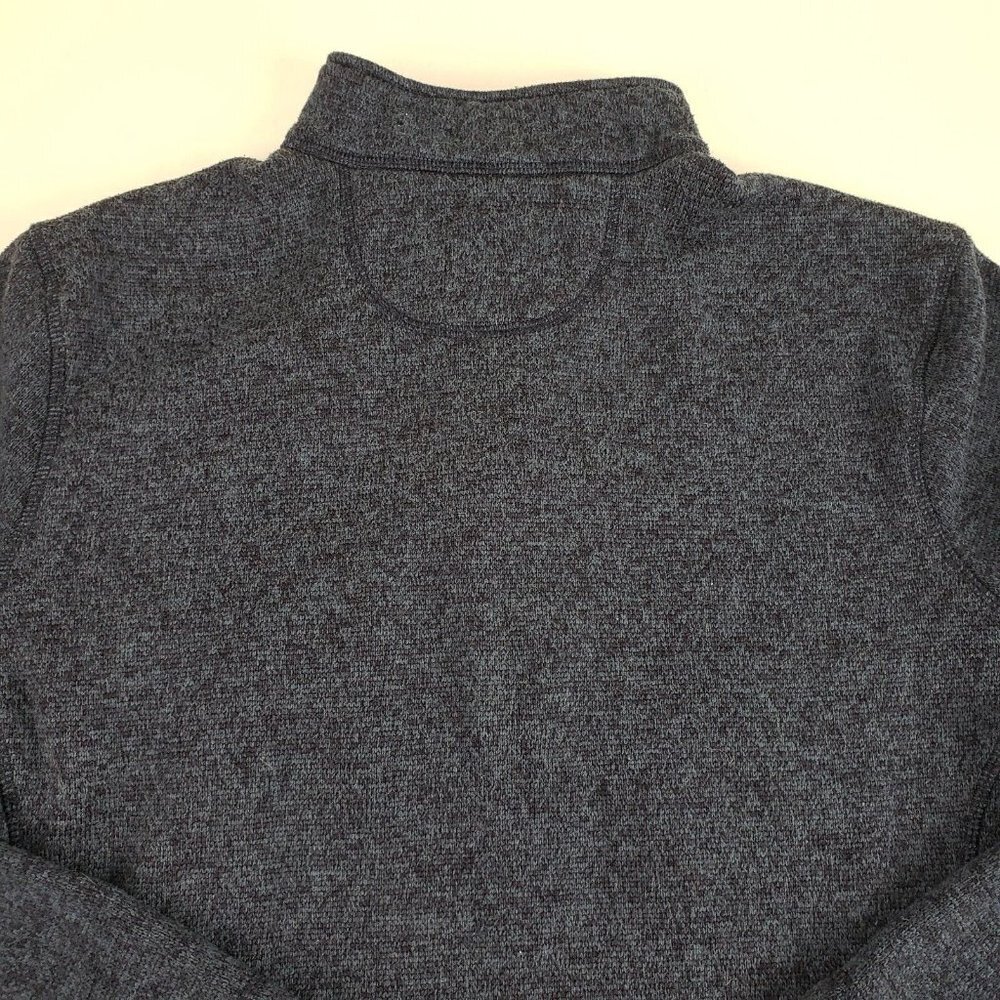Woolrich Quarter Zip Pullover Sweater Mens XL Blue Long Sleeve Fleece Jacket - Picture 6 of 10